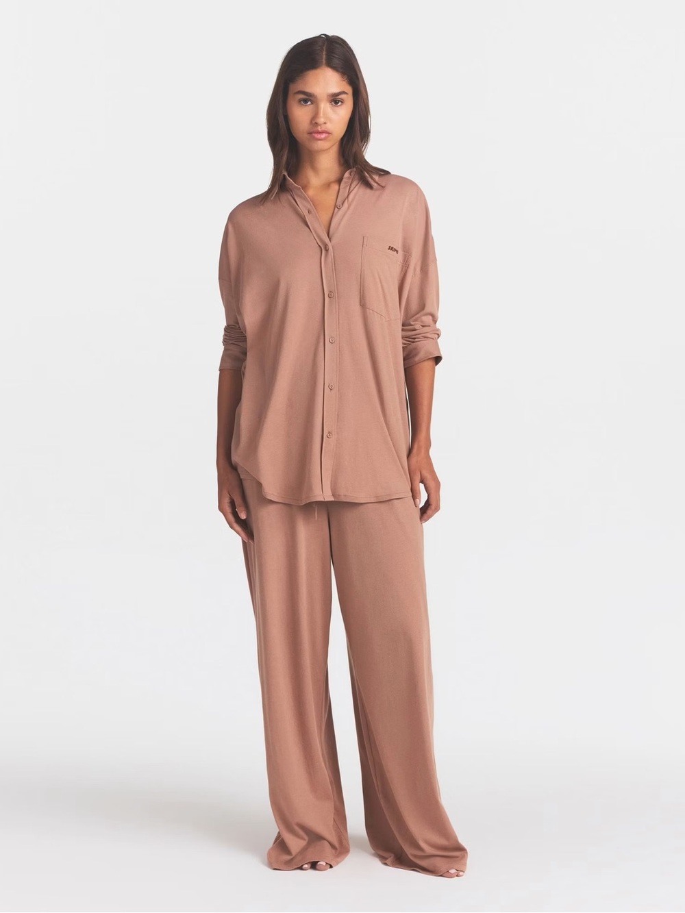 Skims Sienna Long Pajamas size small